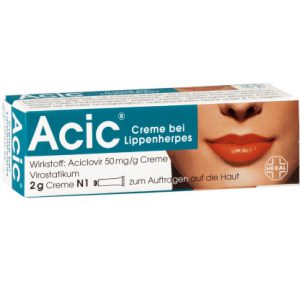 Acic® Creme bei Lippenherpes