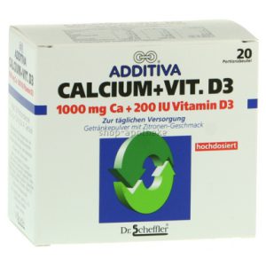 ADDITIVA® Calcium 1000 mg + Vitamin D 3 Pulver