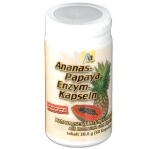 Avitale Ananas-Papaya Enzym Kapseln
