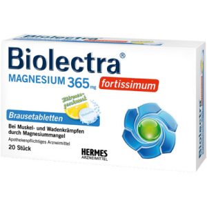Biolectra® Magnesium 365 mg fortissimum Zitrone Brausetabletten