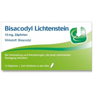 Bisacodyl Lichtenstein Suppositorien 10 mg