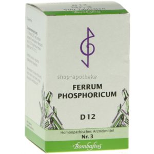 Bombastus Biochemie 3 Ferrum phosphoricum D 12 Tabletten
