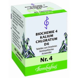Bombastus Biochemie 4 Kalium chloratum D 6 Tabletten
