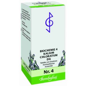 Bombastus Biochemie 4 Kalium chloratum D 6 Tabletten