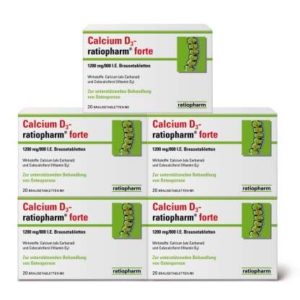 Calcium D3-ratiopharm® forte Brausetabletten