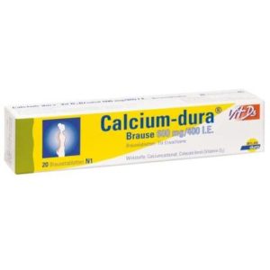 Calcium-dura® Vit. D3 600 mg/ 400 I.E. Brausetabletten