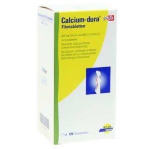 Calcium-dura® Vit D3 600 mg / 400 I.E. Filmtabletten