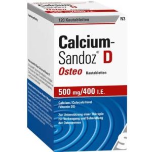Calcium-Sandoz® D Osteo 500 mg/ 400 I.E.