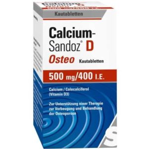Calcium-Sandoz® D Osteo 500 mg/ 400 I.E.