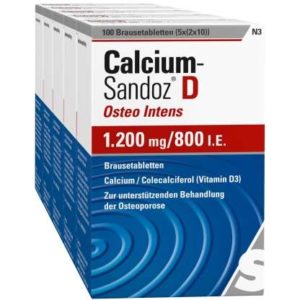 Calcium-Sandoz® D Osteo intens 1200 mg / 800 I.E.