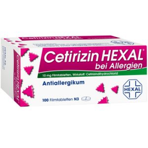 Cetirizin HEXAL® bei Allergien 10 mg Filmtabletten