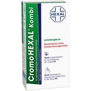 CromoHEXAL® Kombi 20 mg/ml Augentropfen und Nasenspray