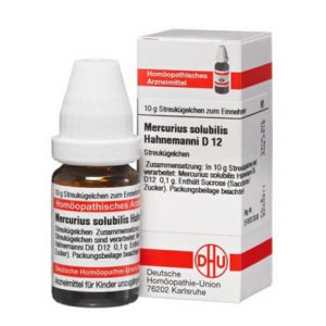 DHU Mercurius solubilis Hahnemanni D12 Globuli