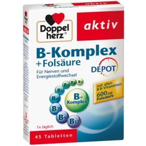 Doppelherz® aktiv B-Komplex + Folsäure DEPOT Tabletten