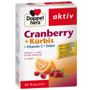 Doppelherz® aktiv Cranberry + Kürbis + Vitamin C + Selen Kapseln