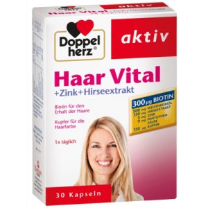 Doppelherz® aktiv Haar Vital + Zink + Hirseextrakt