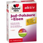 Doppelherz® aktiv Jod + Folsäure + Eisen