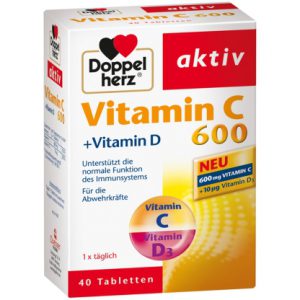 Doppelherz® aktiv Vitamin C + Vitamin D 600