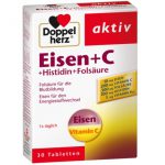 Doppelherz® Eisen + C + Histidin + Folsäure Tabletten