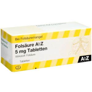 Folsäure AbZ 5 mg