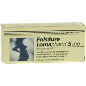 Folsäure Lomapharm® 5 mg Tabletten