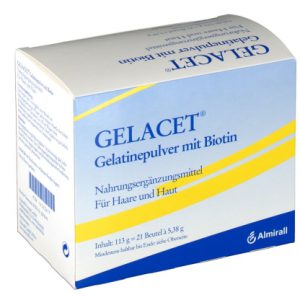 Gelacet Gelatinepulver mit Biotin