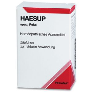 HAESUP spagyrische Peka Zäpfchen