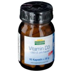 Heidelberger Chlorella® Vitamin D3 1.000 I.E. pro Kapsel