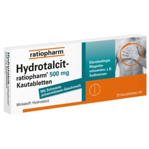 Hydrotalcit-ratiopharm® 500 mg Kautabletten