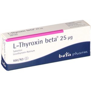 L-thyroxin beta 25 µg Tabletten
