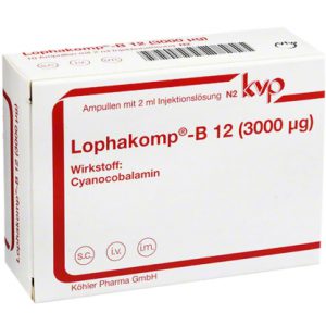 LOPHAKOMP B 12 3000 µg Injektionslösung