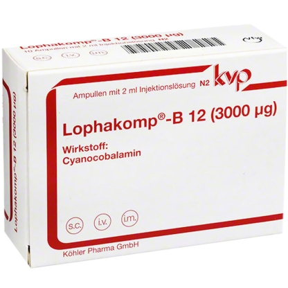 LOPHAKOMP B 12 3000 µg Injektionslösung