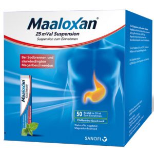 Maaloxan® 25 mVal Suspension mit frischem Minz-Geschmack