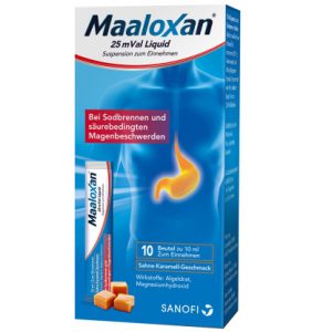 Maaloxan® 25mVal Liquid mit Sahne-Karamell-Geschmack