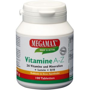 MEGAMAX® BASIC & ACTIVE Vitamine A-Z