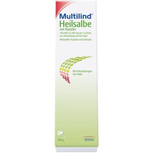 Multilind® Heilsalbe mit Nystatin im Spender