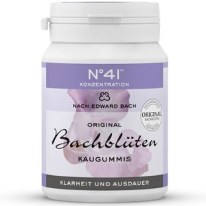No. 41® Konzentration Original Bachblüten Kaugummis