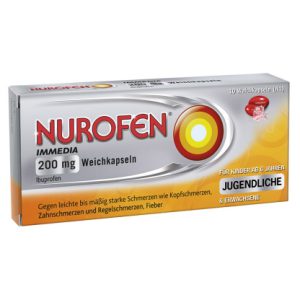 Nurofen® Immedia 200 mg Weichkapseln Jugendliche