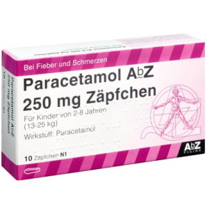 Paracetamol AbZ 250 mg Zäpfchen