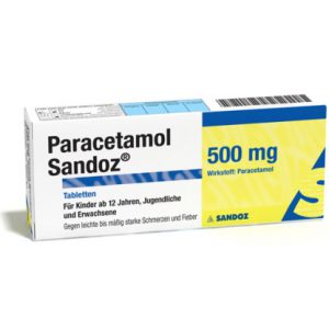 Paracetamol Sandoz® 500 mg Tabletten