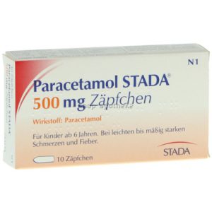 Paracetamol STADA® 500 mg Zäpfchen
