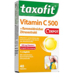 taxofit® Vitamin C 500 + flavonoidreicher Zitrusextrakt Depot Tabletten