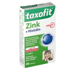 taxofit® Zink plus Histidin + Vitamin C Depot
