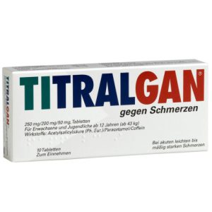 TITRALGAN® gegen Schmerzen