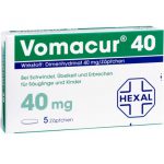 Vomacur® 40 mg Zäpfchen