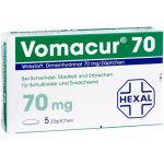 Vomacur® 70 mg Zäpfchen