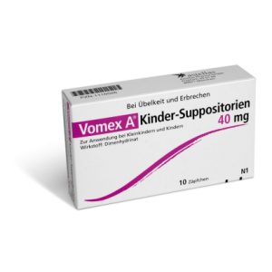 Vomex A 40 mg Kinder-Suppositorien