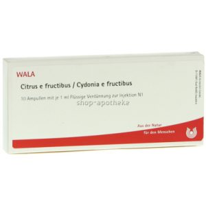 WALA® Citrus E Fructib. Cydonia E Fructib. Ampullen