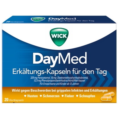 WICK DayMed Erkältungs-Kapseln für den Tag