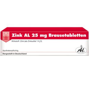 Zink AL 25 mg Brausetabletten